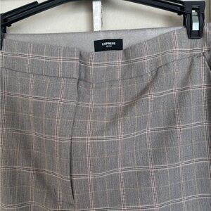 Express Gray Plaid Pants